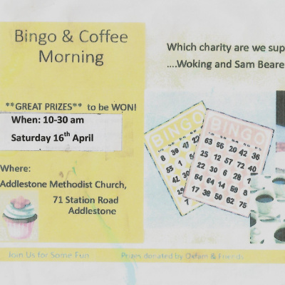 16 March Fun Bingo & Coffee Morning