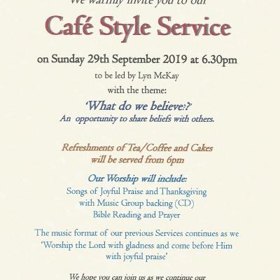 19-9 Cafe Style Service - new