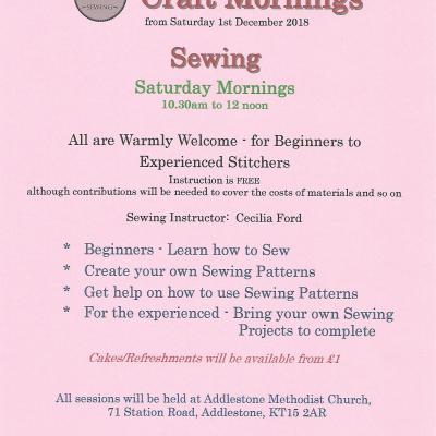 Craft Mornings from Dec '18